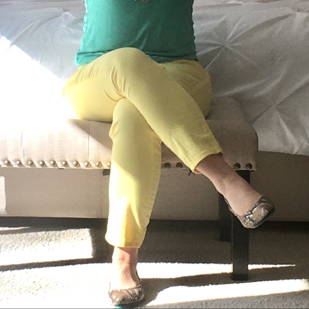 Free with Purchase! Yellow Cropped Pants